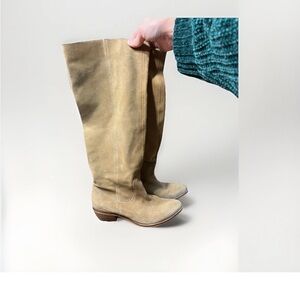 Diba Knee High Suede Riding Boots Women’s 6.5 “Keep Em” Western Ranch Festival